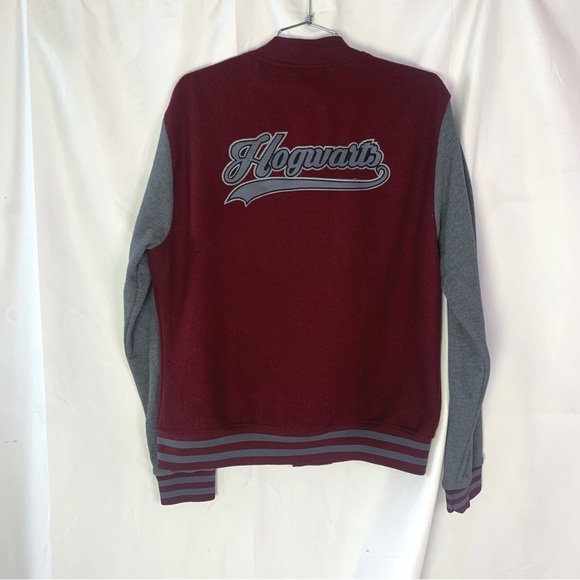 HARRY POTTER BOMBER JACKET COLLEGE BASEBALL SPORT  JACKET RED GREY COAT MEDIUM - Picture 3 of 7